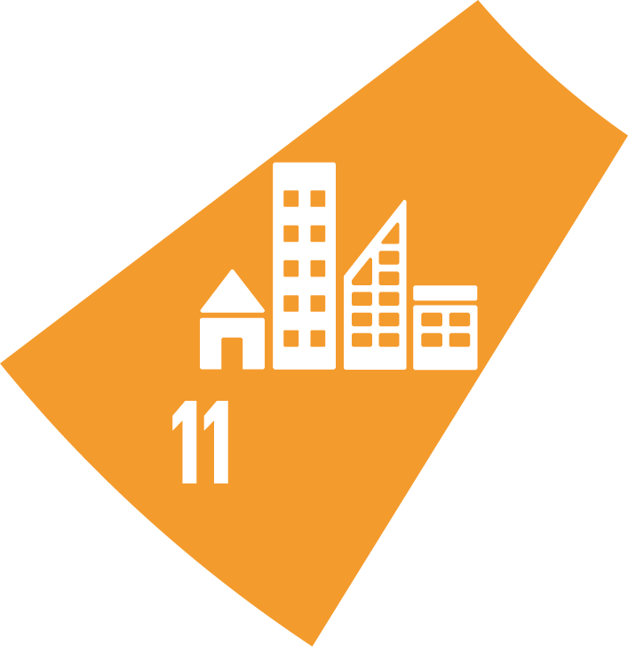 Logo af FN's 11. verdensmål.